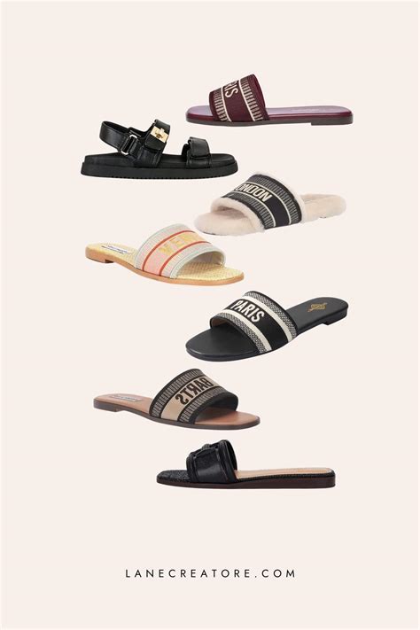 dior leather slides|christian Dior slides dupes.